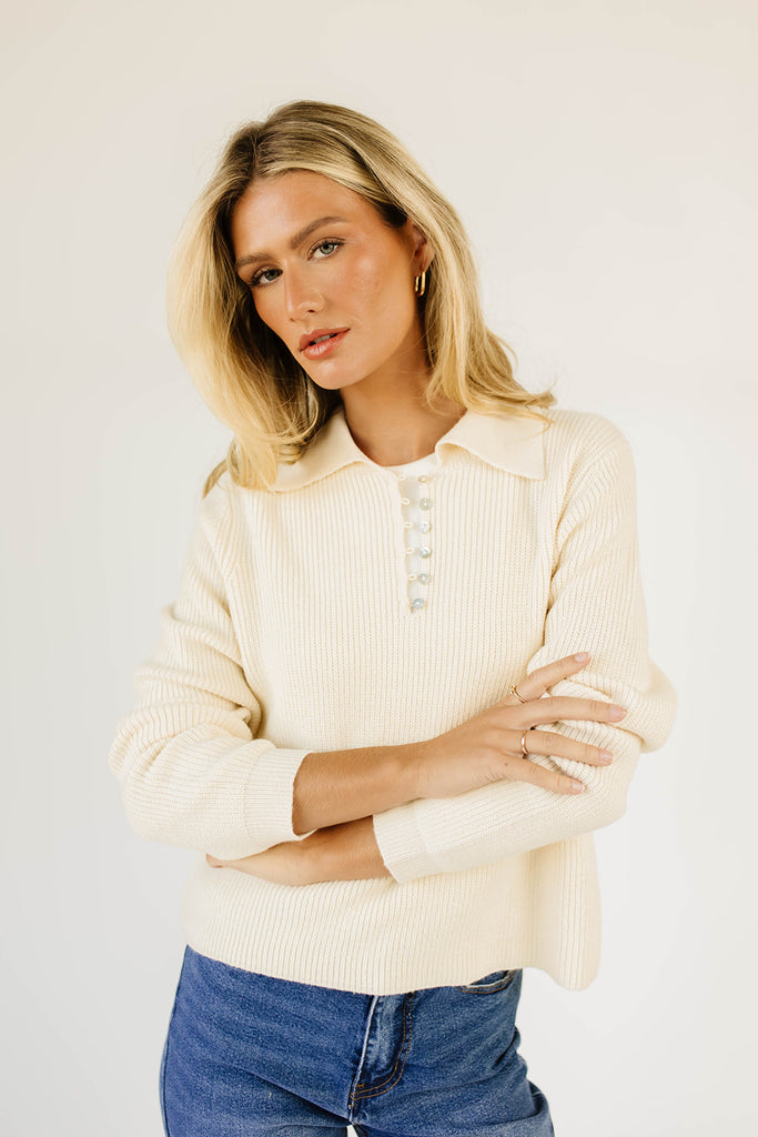 no doubt collared top