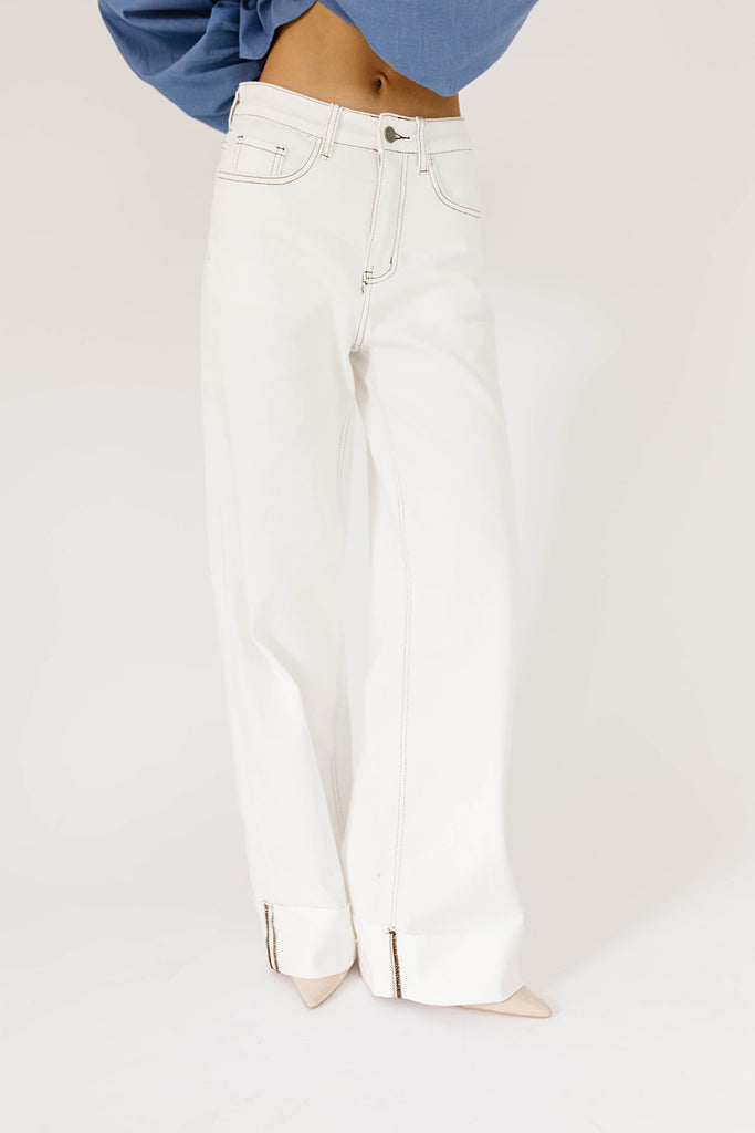 camelot wide leg denim