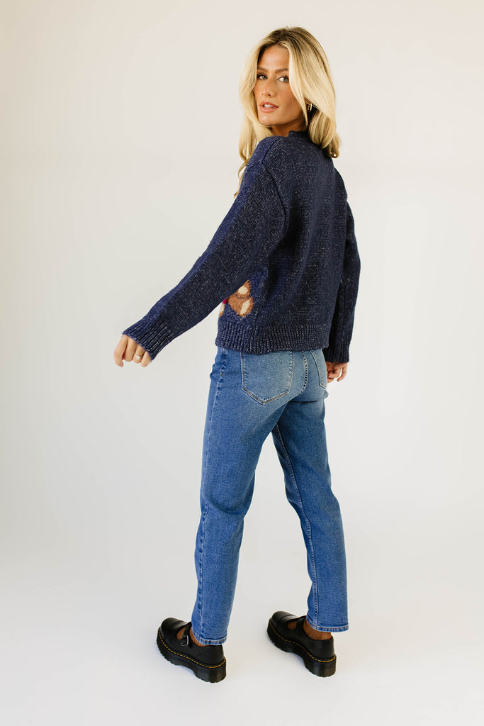 teddy cardigan // navy *restocked*