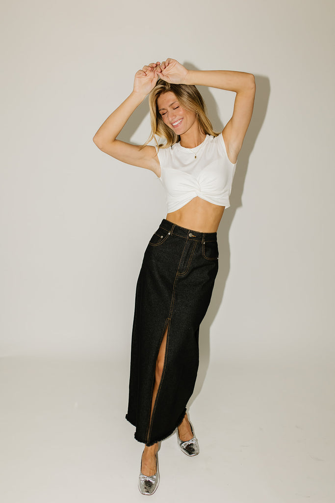 eliza cropped tee