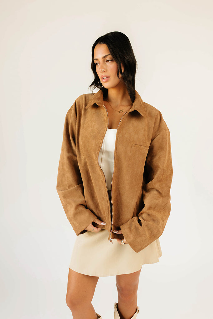 simon suede jacket *zoco exclusive*