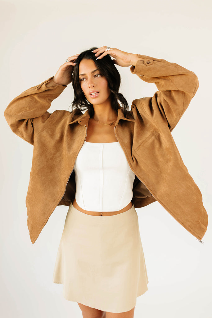 simon suede jacket *zoco exclusive*