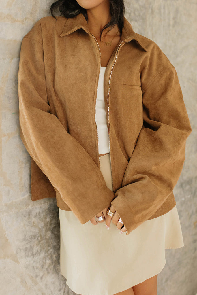 simon suede jacket *zoco exclusive*