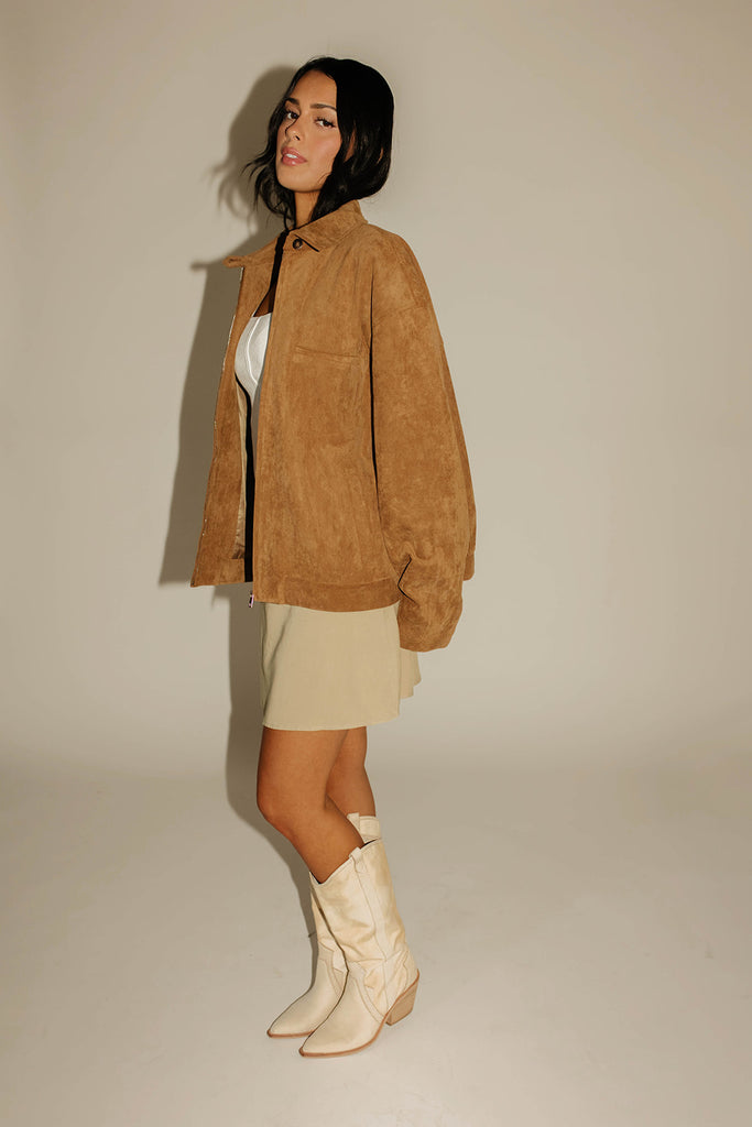 simon suede jacket *zoco exclusive*