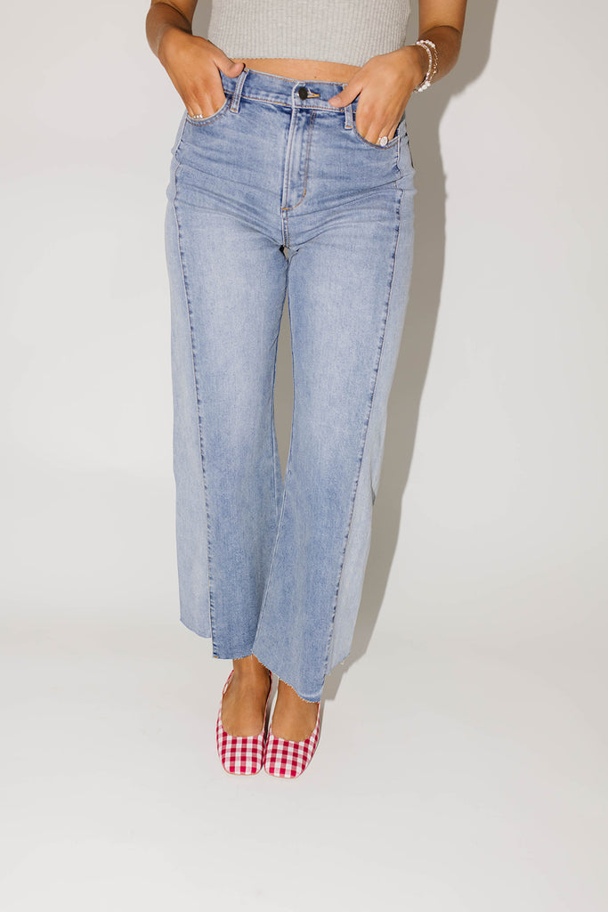 olivia wide leg denim
