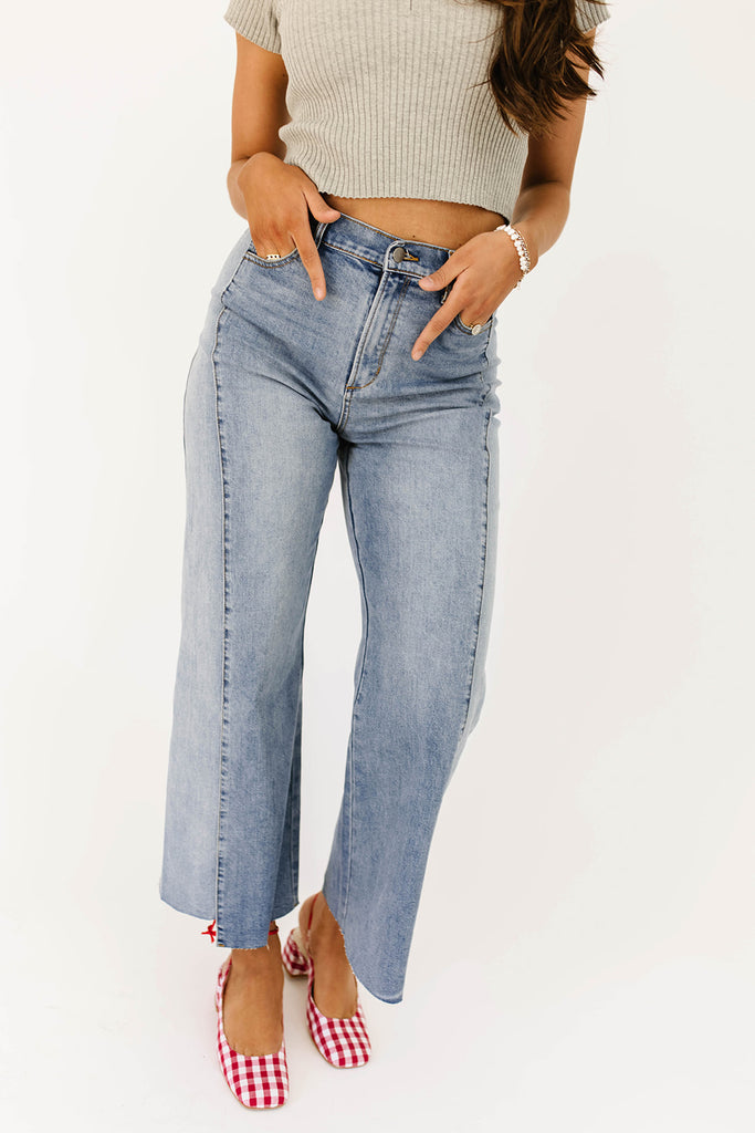 olivia wide leg denim