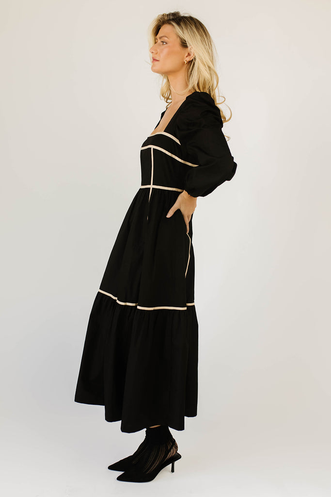 gloria midi dress // black *restocked*