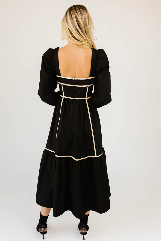 gloria midi dress // black *restocked*