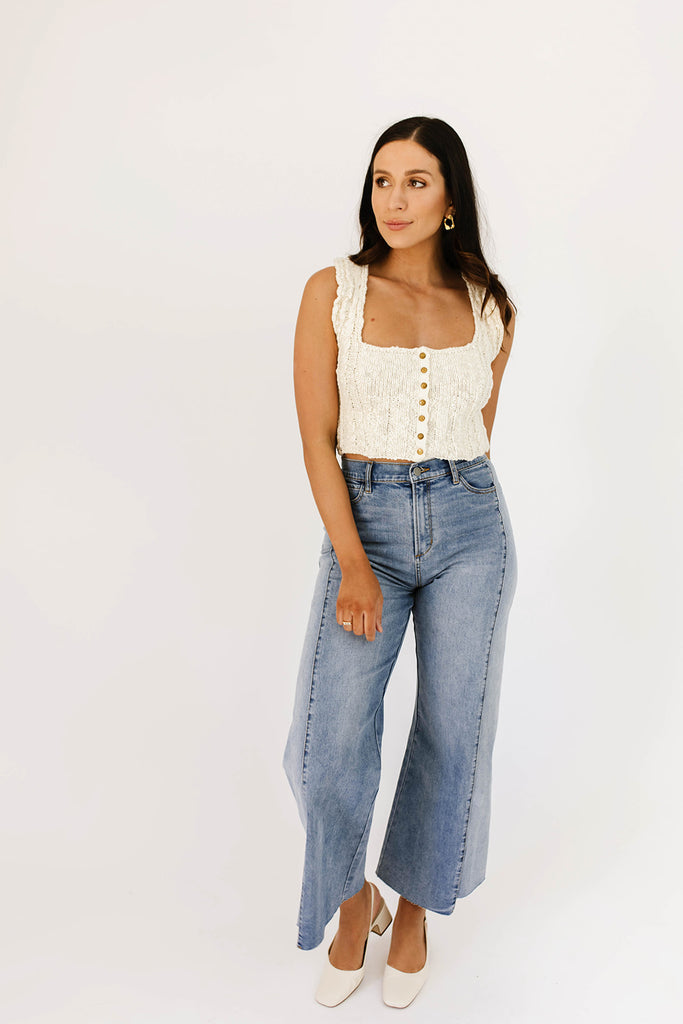 olivia wide leg denim