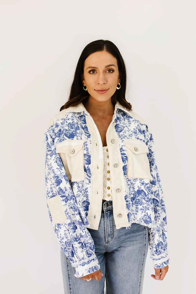 high tea shirt jacket