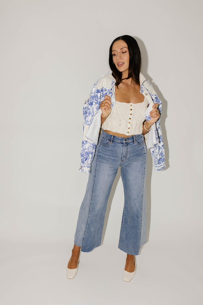 high tea shirt jacket