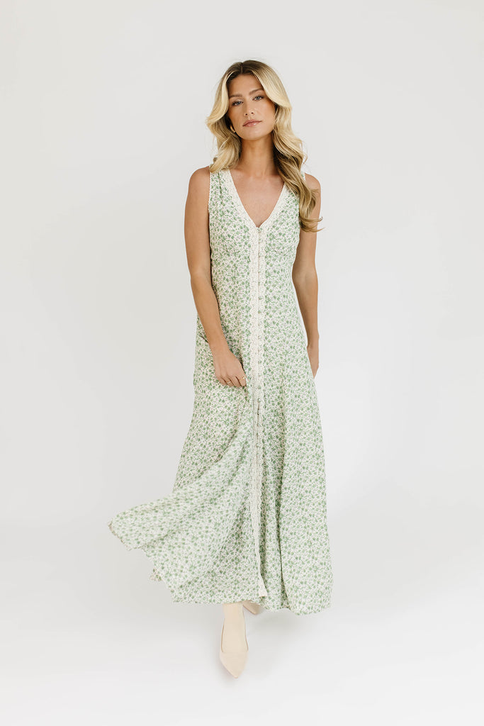 honey floral maxi dress *restocked*