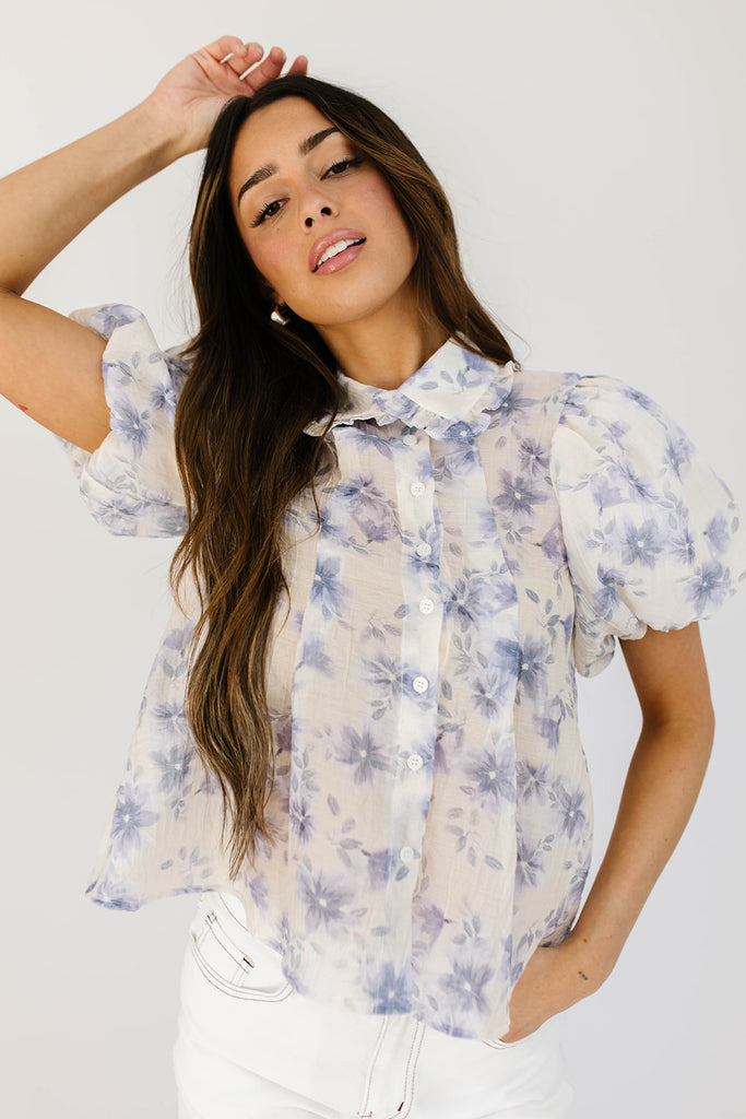 river floral blouse