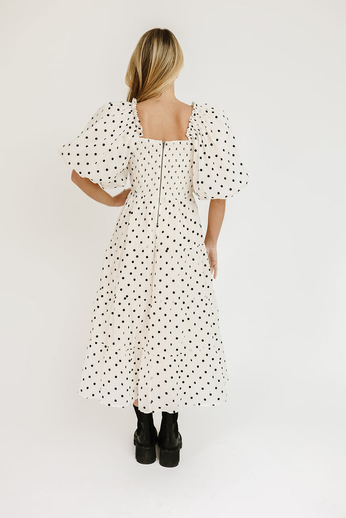 scout puff sleeve dress // polka dot *zoco exclusive*