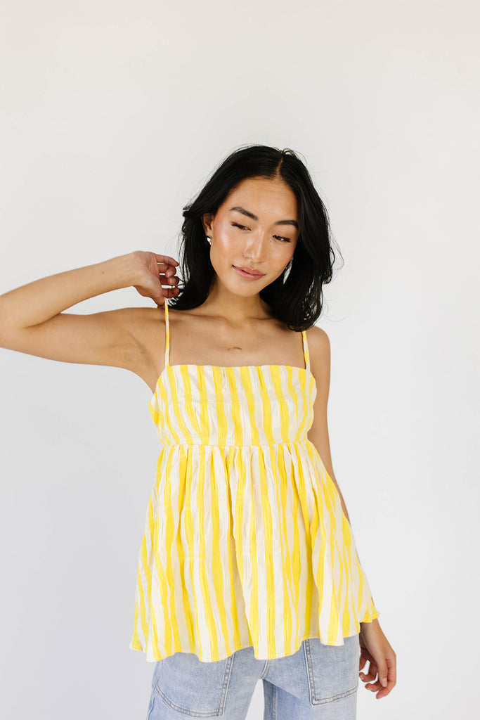 too sweet striped top