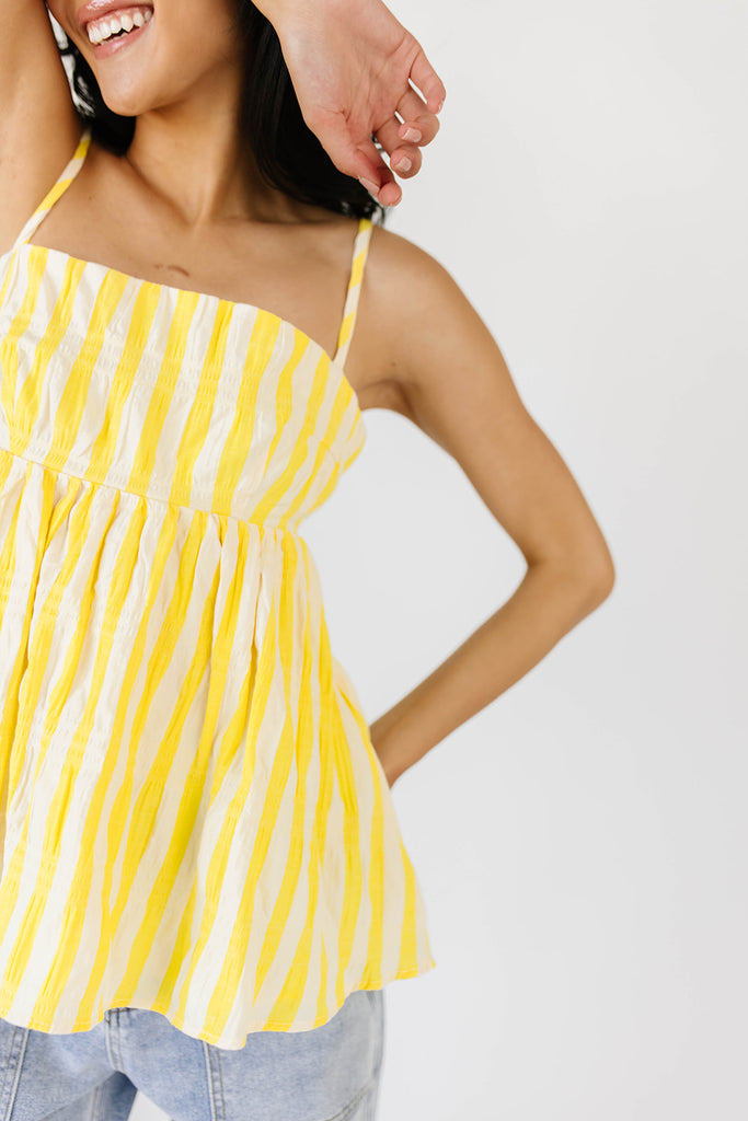 too sweet striped top