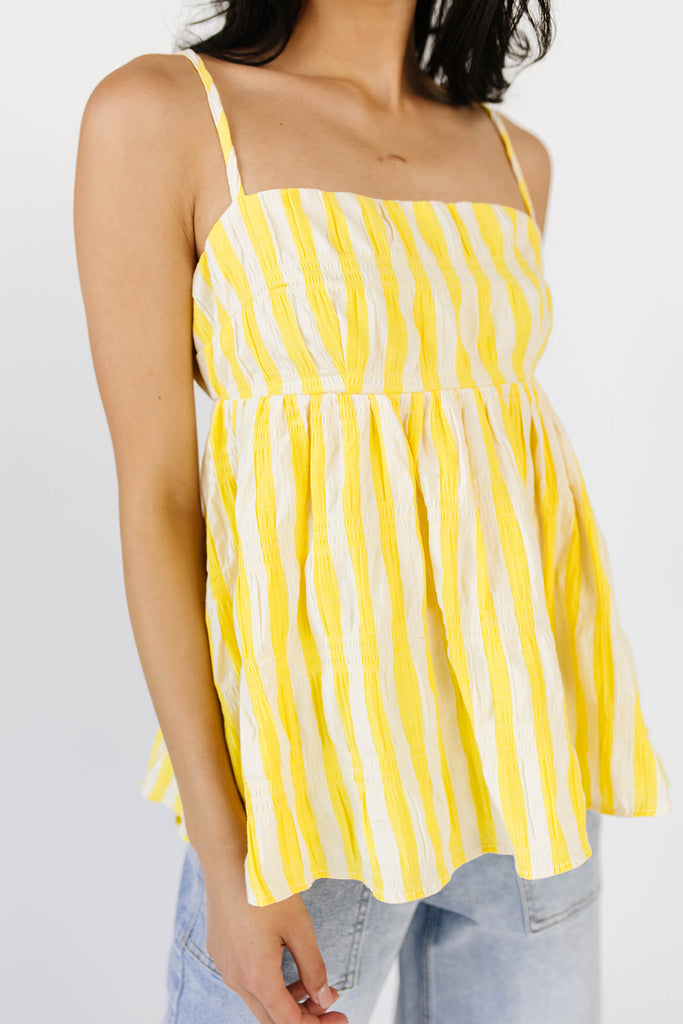 too sweet striped top