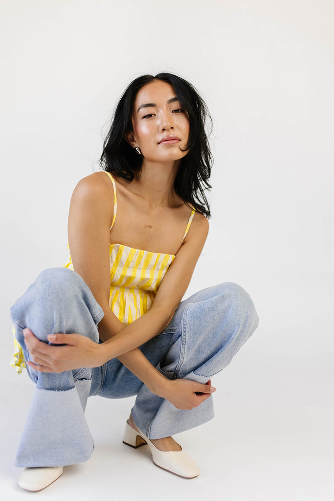 too sweet striped top