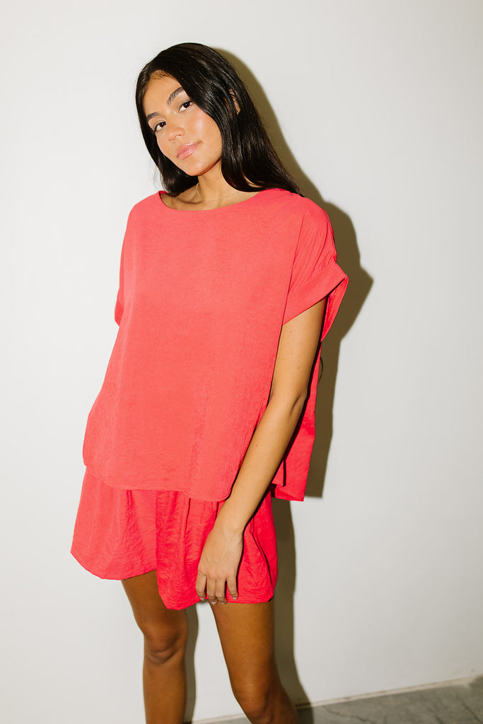 walk away set // neon coral