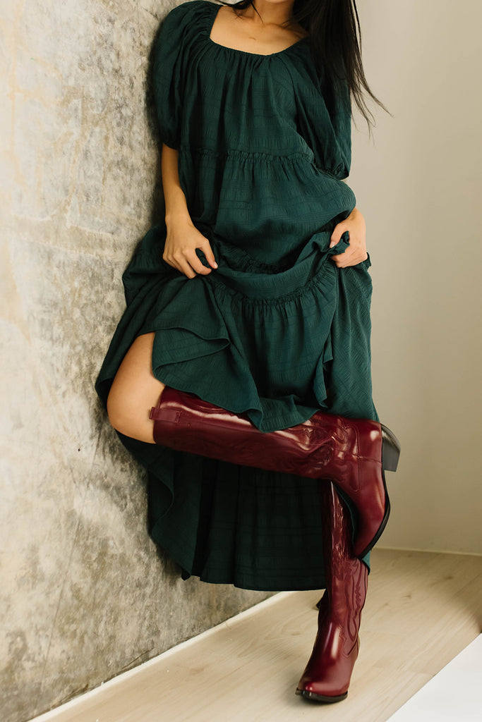 daymaker dress // emerald *zoco exclusive*