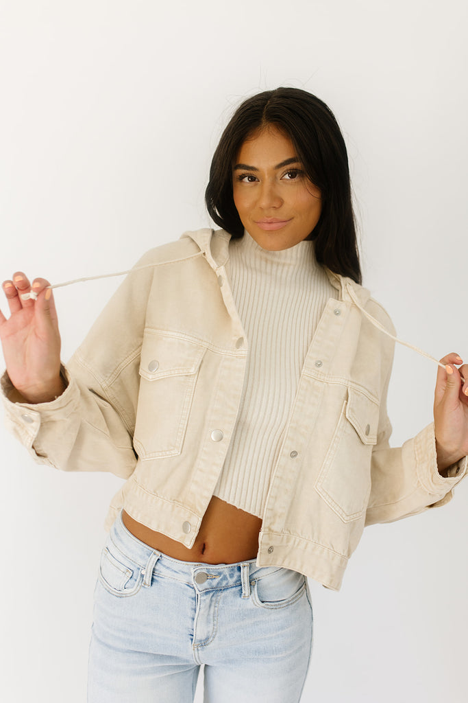 here to stay utility jacket // oat