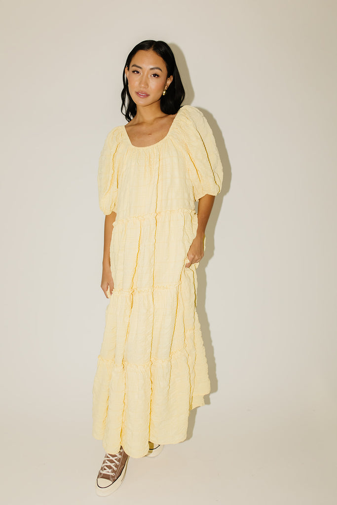 daymaker dress // butter yellow *zoco exclusive*