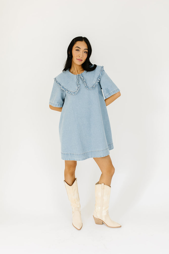 neverland denim dress *restocked*