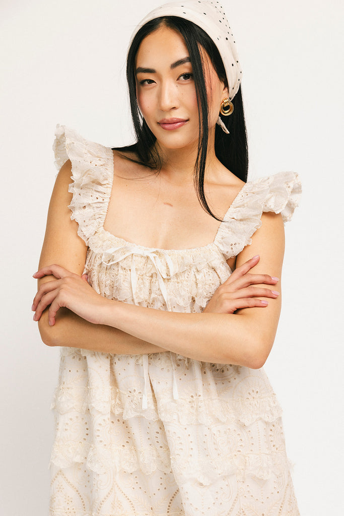 love struck maxi dress // off white *zoco exclusive*