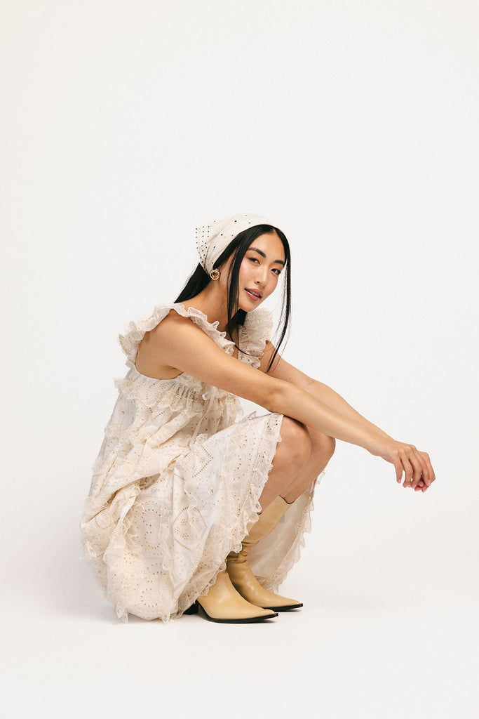 love struck maxi dress // off white *zoco exclusive*