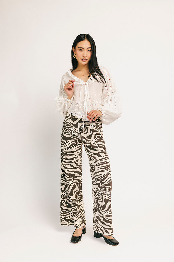 zebra denim