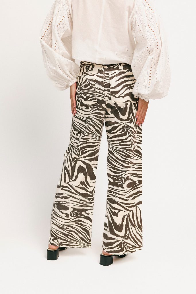 zebra denim