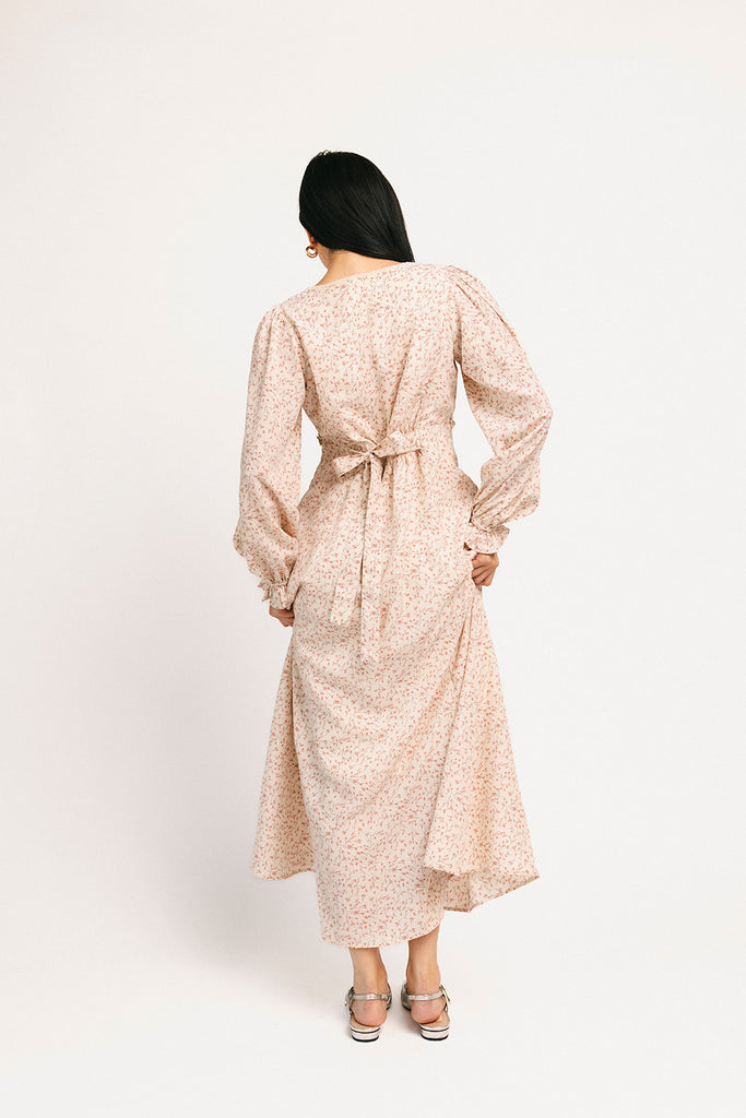 sweet nothings maxi dress // cream