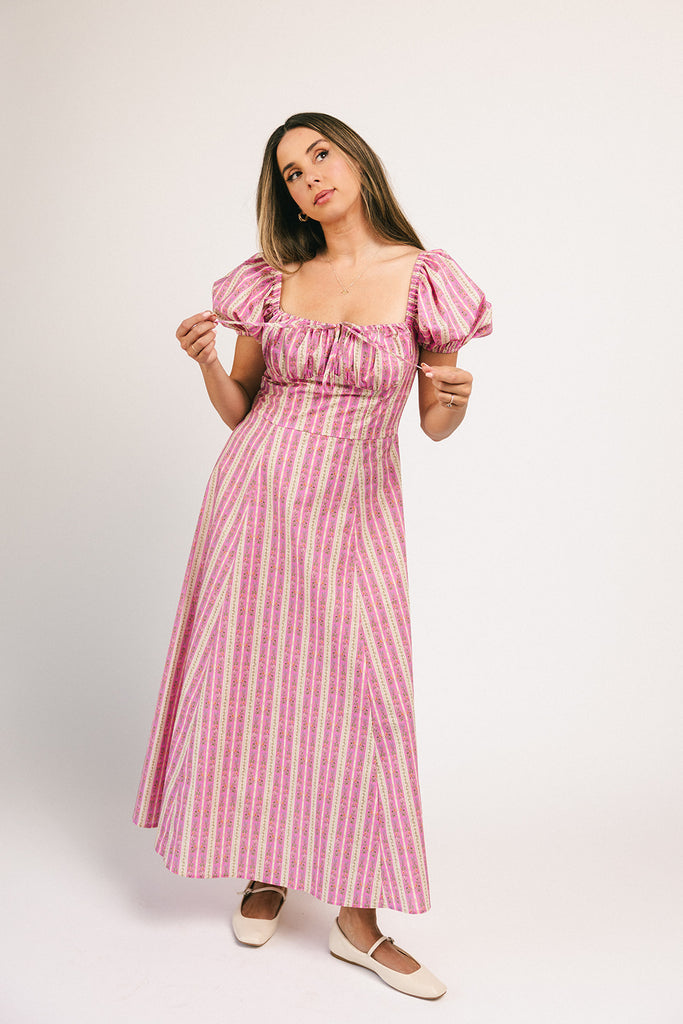 heartstring maxi dress
