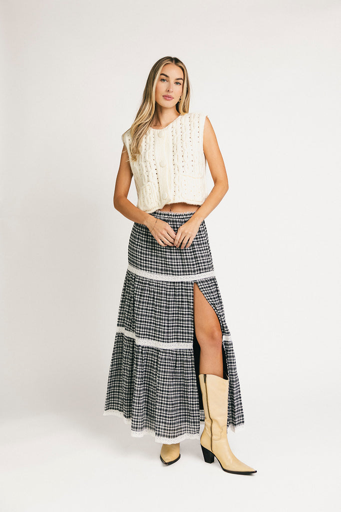 feeling feelings sweater vest // off white