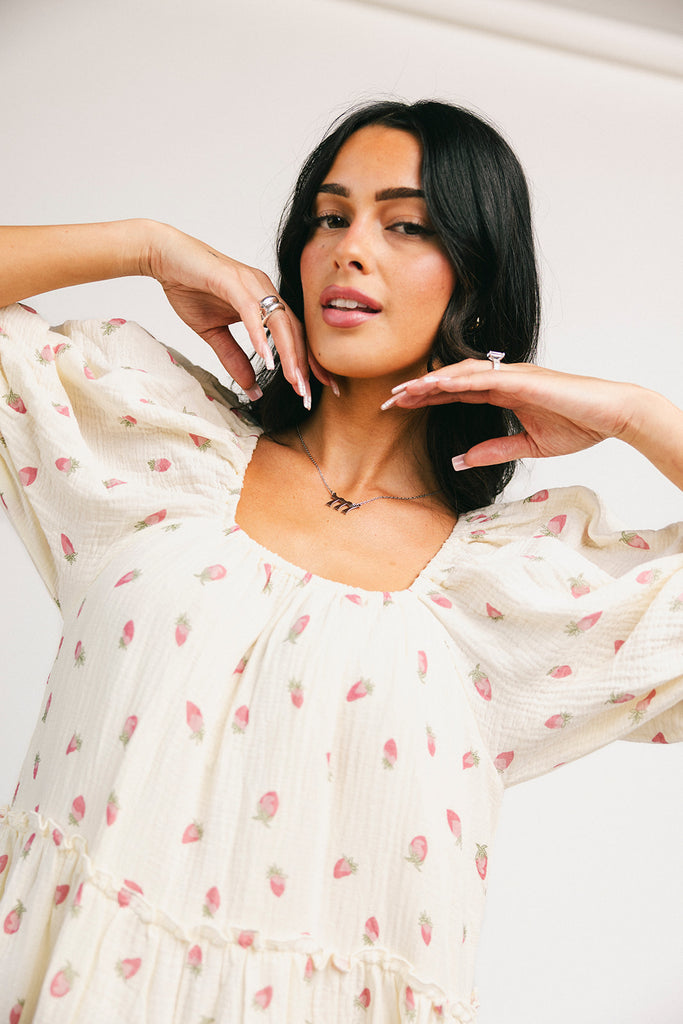 daymaker dress // strawberry bliss *zoco exclusive*