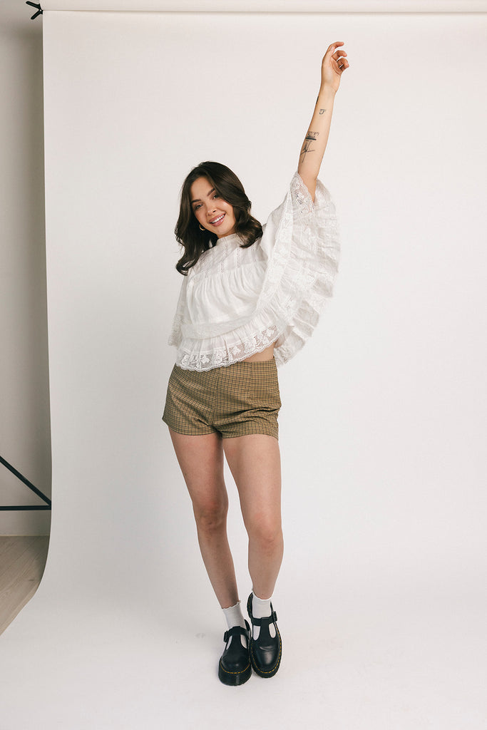 waverly top // white *zoco exclusive*