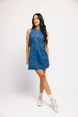 enchanted striped mini dress *restocked*