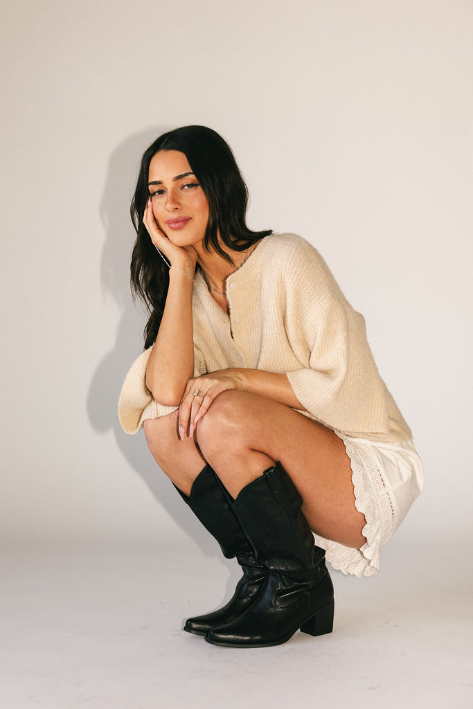 pretty little shorts // white *zoco exclusive*