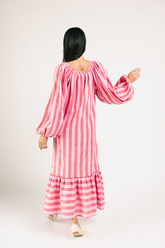 capri maxi dress // pink + red *zoco exclusive*