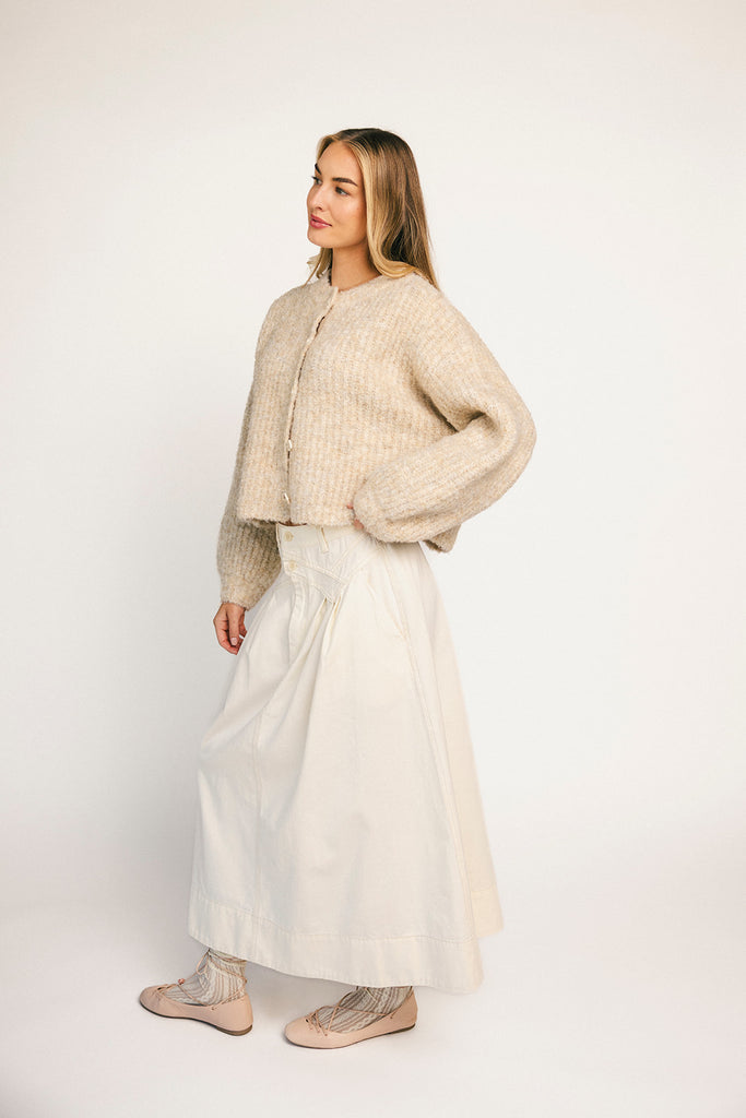 quincy cardigan // oat *zoco exclusive*