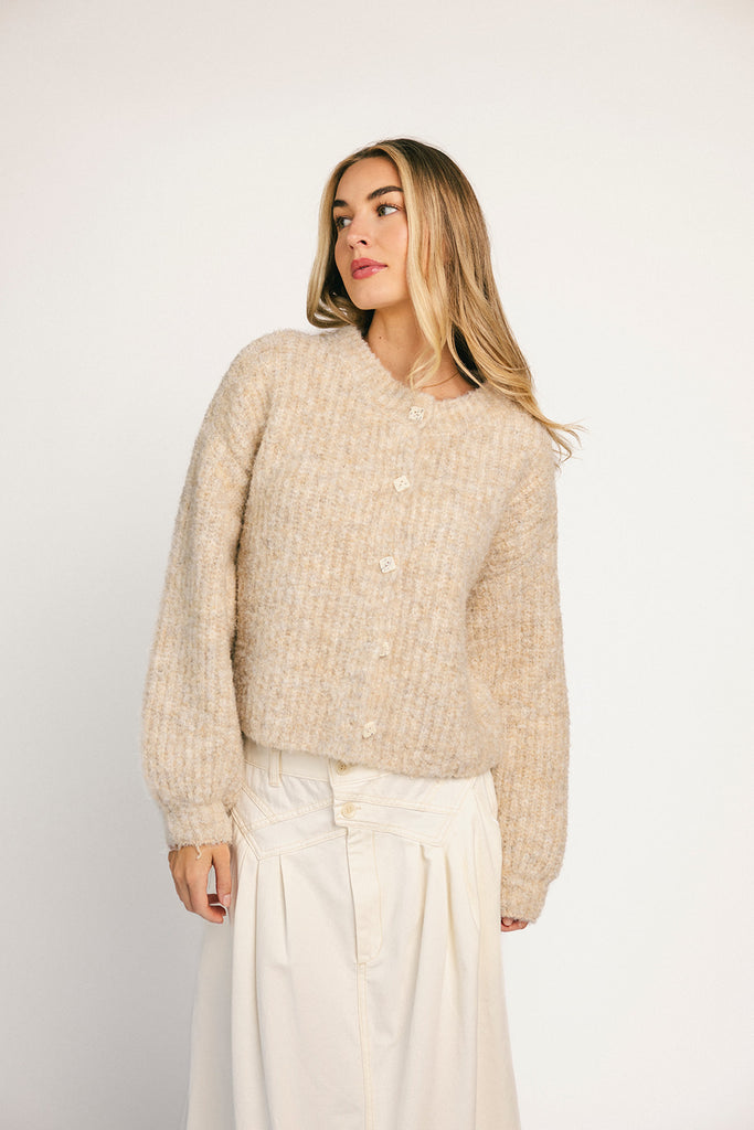 quincy cardigan // oat *zoco exclusive*