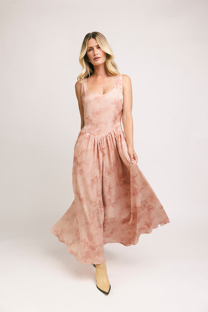 betty maxi dress // pink *zoco exclusive*