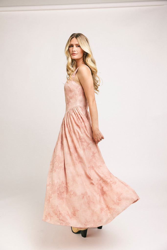 betty maxi dress // pink *zoco exclusive*