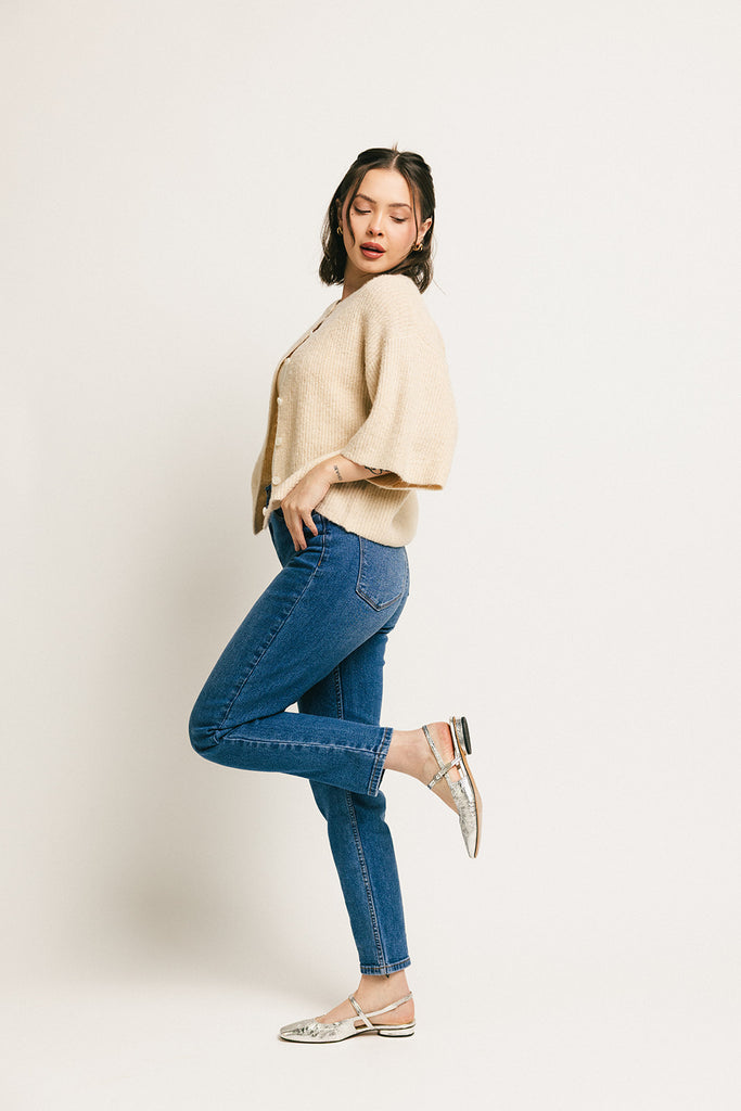 sabrina knit cardigan // cream *zoco exclusive*