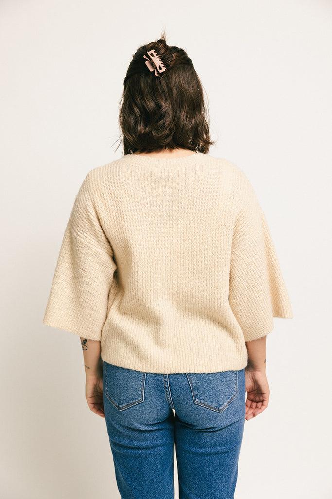 sabrina knit cardigan // cream *zoco exclusive*