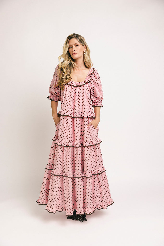 daymaker dress // pink dot *zoco exclusive*