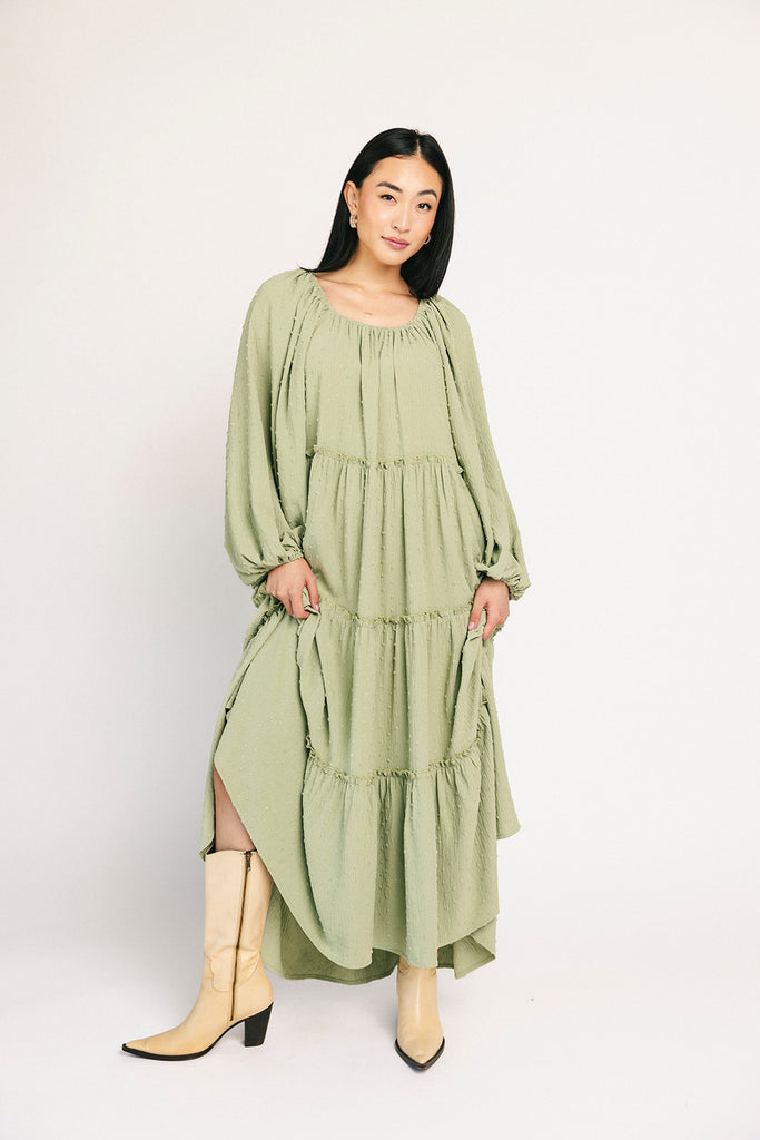 daydreamer dress // sage *zoco exclusive*