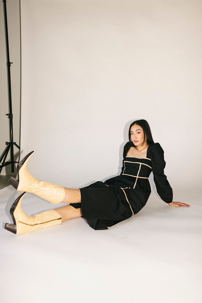 gloria midi dress // black *restocked*