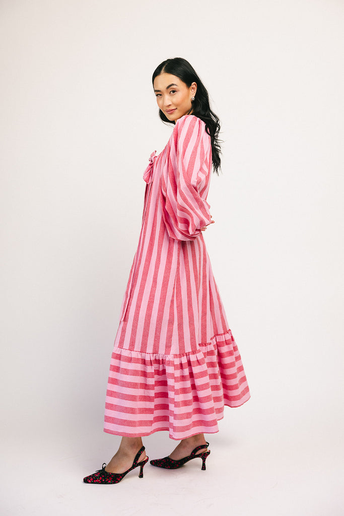 capri maxi dress // pink + red *zoco exclusive*