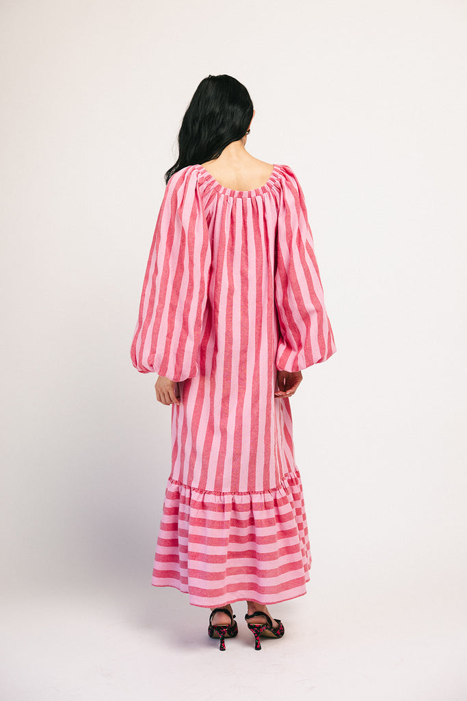 capri maxi dress // pink + red *zoco exclusive*